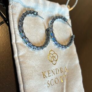 Kendra Scott Iridescent Hoops